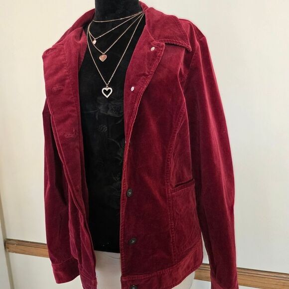 Rubbish XL Women's Red Corduroy Jacket - Picture 12 of 16
